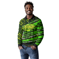 Buffalo Soldiers 10th Cavalry Regiment Long Sleeve Polo Shirt Graffiti Urban Streetwear Style Graphic Art