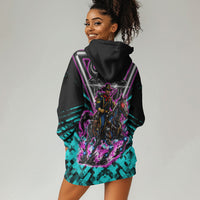 Buffalo Soldiers 9th Cavalry Regiment Hoodie Dress Cyberpunk Synthwave Neon Futuristic Graphic Art