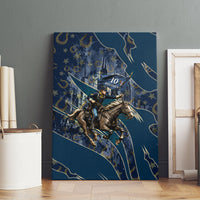 Buffalo Soldiers 10th Cavalry Regiment Ride Or Die Canvas Wall Art Patriotic Military Heritage Distressed City Skyline Graphic Art