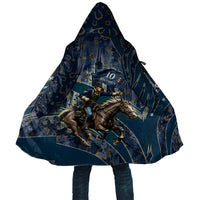 Buffalo Soldiers 10th Cavalry Regiment Ride Or Die Cloak Patriotic Military Heritage Distressed City Skyline Graphic Art