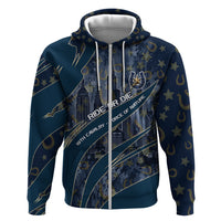 Buffalo Soldiers 10th Cavalry Regiment Ride Or Die Hoodie Patriotic Military Heritage Distressed City Skyline Graphic Art