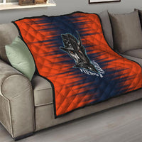 Buffalo Soldiers Fierce And Fearless Cavalry Quilt Half Face Soldier And Bison Halftone Graphic Art
