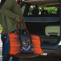 Buffalo Soldiers Fierce And Fearless Cavalry Travel Bag Half Face Soldier And Bison Halftone Graphic Art