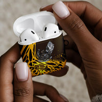 Buffalo Soldiers 9th And 10th Cavalry Regiments AirPods Case Wild And Untamed Vintage Western Horseshoe Graphic Art