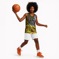 Buffalo Soldiers 9th And 10th Cavalry Regiments Basketball Jersey Wild And Untamed Vintage Western Horseshoe Graphic Art