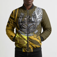 Buffalo Soldiers 9th And 10th Cavalry Regiments Bomber Puffer Jacket Wild And Untamed Vintage Western Horseshoe Graphic Art