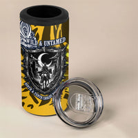 Buffalo Soldiers 9th And 10th Cavalry Regiments 4 in 1 Can Cooler Tumbler Wild And Untamed Vintage Western Horseshoe Graphic Art