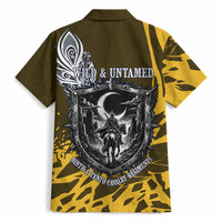 Buffalo Soldiers 9th And 10th Cavalry Regiments Hawaiian Shirt Wild And Untamed Vintage Western Horseshoe Graphic Art