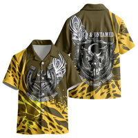 Buffalo Soldiers 9th And 10th Cavalry Regiments Kid Hawaiian Shirt Wild And Untamed Vintage Western Horseshoe Graphic Art