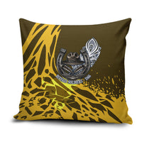 Buffalo Soldiers 9th And 10th Cavalry Regiments Pillow Cover Wild And Untamed Vintage Western Horseshoe Graphic Art