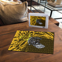 Buffalo Soldiers 9th And 10th Cavalry Regiments Puzzle Wild And Untamed Vintage Western Horseshoe Graphic Art