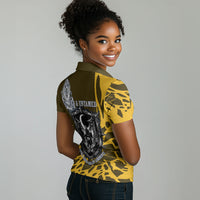 Buffalo Soldiers 9th And 10th Cavalry Regiments Women Polo Shirt Wild And Untamed Vintage Western Horseshoe Graphic Art