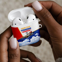 Personalized Tuskegee Airmen AirPods Case Expect To Win P-51 Mustang Patriotic Aviation Art