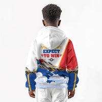 Personalized Tuskegee Airmen Kid Hoodie Expect To Win P-51 Mustang Patriotic Aviation Art