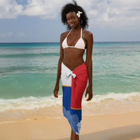 Personalized Tuskegee Airmen Sarong Expect To Win P-51 Mustang Patriotic Aviation Art