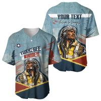 Personalized Tuskegee Airmen Baseball Jersey Believe In Yourself Vintage WWII Military Aviation Art