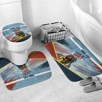 Personalized Tuskegee Airmen Bathroom Set Believe In Yourself Vintage WWII Military Aviation Art