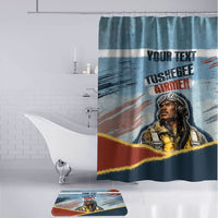 Personalized Tuskegee Airmen Bathroom Set Believe In Yourself Vintage WWII Military Aviation Art