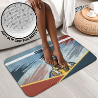 Personalized Tuskegee Airmen Bathroom Set Believe In Yourself Vintage WWII Military Aviation Art