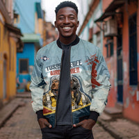 Personalized Tuskegee Airmen Bomber Jacket Believe In Yourself Vintage WWII Military Aviation Art