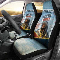 Personalized Tuskegee Airmen Car Seat Cover Believe In Yourself Vintage WWII Military Aviation Art