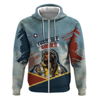 Personalized Tuskegee Airmen Hoodie Believe In Yourself Vintage WWII Military Aviation Art