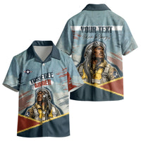 Personalized Tuskegee Airmen Kid Hawaiian Shirt Believe In Yourself Vintage WWII Military Aviation Art