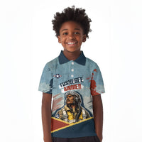 Personalized Tuskegee Airmen Kid Polo Shirt Believe In Yourself Vintage WWII Military Aviation Art