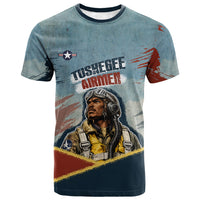 Personalized Tuskegee Airmen T shirt Believe In Yourself Vintage WWII Military Aviation Art