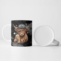 Hot Mess Highland Cow Ceramic Mug Funny Cute Coffee Lover - Im A Spicy Disaster