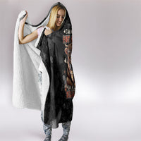 Hot Mess Highland Cow Hooded Blanket Funny Cute Coffee Lover - Im A Spicy Disaster