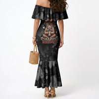 Hot Mess Highland Cow Mermaid Dress Funny Cute Coffee Lover - Im A Spicy Disaster