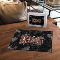 Hot Mess Highland Cow Puzzle Funny Cute Coffee Lover - Im A Spicy Disaster