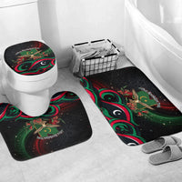 Libya Revolution Day Bathroom Set Flying Eagle Libyan Coat Of Arms Map - Land Of Resilience And Pride