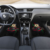 Libya Revolution Day Car Mats Flying Eagle Libyan Coat Of Arms Map - Land Of Resilience And Pride