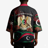 Libya Revolution Day Kimono Flying Eagle Libyan Coat Of Arms Map - Land Of Resilience And Pride