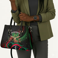 Libya Revolution Day Leather Bag Flying Eagle Libyan Coat Of Arms Map - Land Of Resilience And Pride