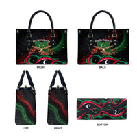 Libya Revolution Day Leather Bag Flying Eagle Libyan Coat Of Arms Map - Land Of Resilience And Pride