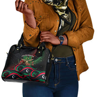 Libya Revolution Day Shoulder Handbag Flying Eagle Libyan Coat Of Arms Map - Land Of Resilience And Pride