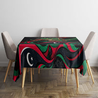 Libya Revolution Day Tablecloth Flying Eagle Libyan Coat Of Arms Map - Land Of Resilience And Pride