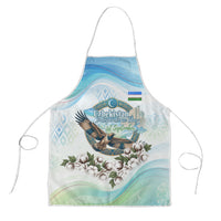 Uzbekistan Independence Day Apron Honor The Legacy Flying Eagle Plants National Emblem