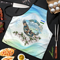Uzbekistan Independence Day Apron Honor The Legacy Flying Eagle Plants National Emblem