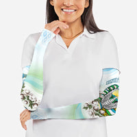Uzbekistan Independence Day Arm Sleeves Honor The Legacy Flying Eagle Plants National Emblem