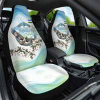 Uzbekistan Independence Day Car Seat Cover Honor The Legacy Flying Eagle Plants National Emblem