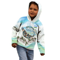 Uzbekistan Independence Day Kid Hoodie Honor The Legacy Flying Eagle Plants National Emblem