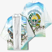 Uzbekistan Independence Day Kimono Honor The Legacy Flying Eagle Plants National Emblem