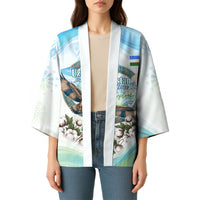 Uzbekistan Independence Day Kimono Honor The Legacy Flying Eagle Plants National Emblem