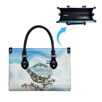 Uzbekistan Independence Day Leather Bag Honor The Legacy Flying Eagle Plants National Emblem