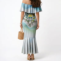 Uzbekistan Independence Day Mermaid Dress Honor The Legacy Flying Eagle Plants National Emblem