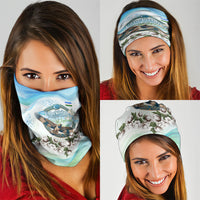 Uzbekistan Independence Day Neck Gaiter Honor The Legacy Flying Eagle Plants National Emblem